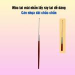 Combo 10 cây móc tai inox cán nhựa đỏ 18 cm, cây móc ráy tai, cây lấy ráy tai vệ sinh tai