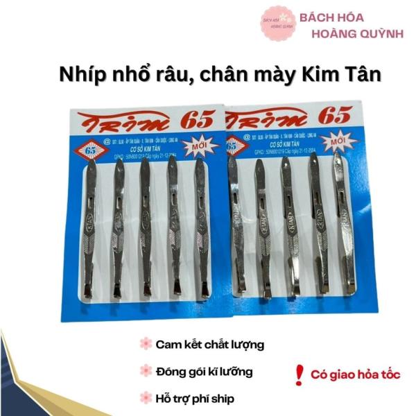 Combo 10 cây nhíp nhổ râu,nhổ tóc,nhổ lông mày lông nách đa năng