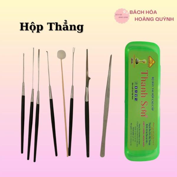 Combo 10 hộp lấy ráy tai - móc ráy tai bộ Thanh Sơn 8 món nhíp dày.
