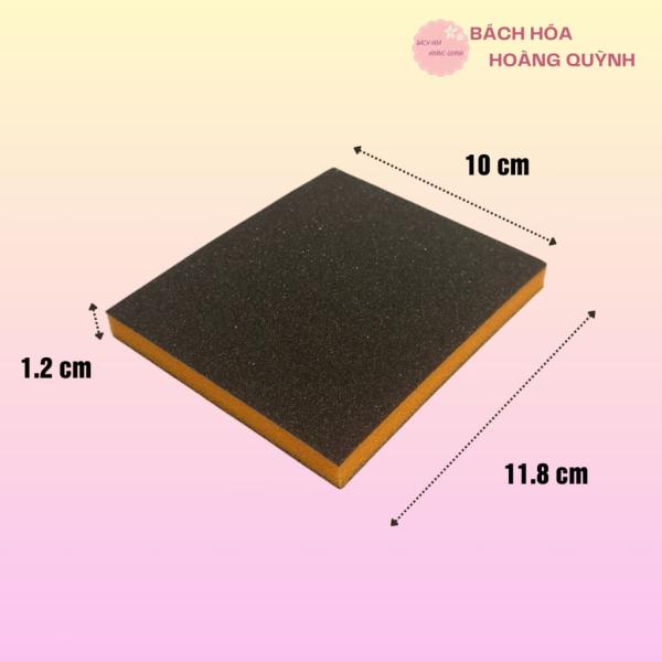 Combo 100 miếng mút xốp cam chà nồi,rửa chén bát, miếng chà nhám 2 mặt , tặng 10 miếng mút cam cùng loại