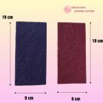 Combo 10 miếng cước nhám đỏ chùi xoong nồi, miếng rửa chén tím - đỏ, miếng đánh bóng bề mặt kim loại super clean BT