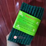 Combo 10 miếng cước xanh chùi xoong nồi Đông Dương 12x8 cm, miếng cước chùi nồi rửa chén bát siêu sạch