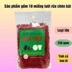 Combo 10 miếng lưới rửa chén bát đa năng szie lớn, giẻ rửa bát đĩa bằng lưới siêu sạch loại lớn