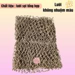 Combo 10 miếng lưới rửa chén bát đa năng màu tự nhiên szie lớn, giẻ rửa bát đĩa bằng lưới không nhuộm màu loại lớn