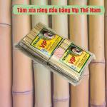Combo 10 tép tăm xỉa răng đầu bằng Thế Nam, tăm trúc xỉa răng giữ vệ sinh răng, tránh hôi miệng.
