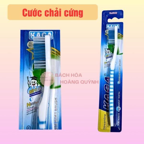 Combo 12 cây bàn chải đánh răng cước cứng nhiều màu sắc KAGA 901