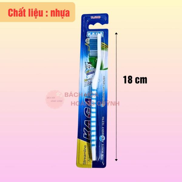 Combo 12 cây bàn chải đánh răng cước cứng nhiều màu sắc KAGA 901