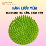 Set 2 cái lược gai gội đầu - lược massage da đầu - kích thích lưu thông máu, màu sắc ngẫu nhiên.