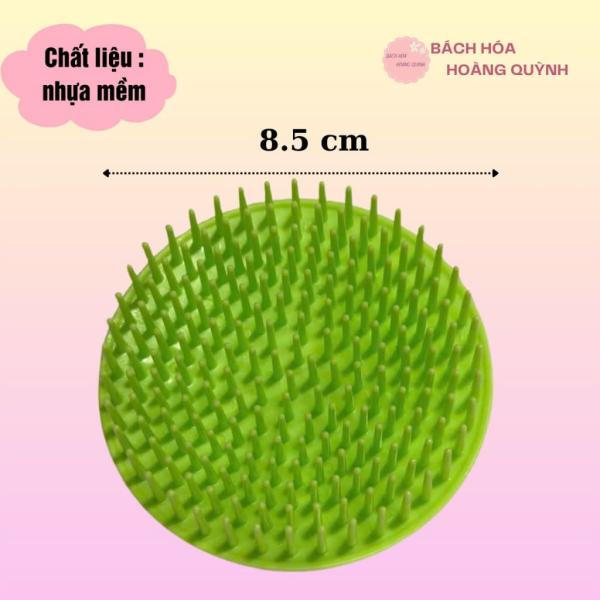 Set 2 cái lược gai gội đầu - lược massage da đầu - kích thích lưu thông máu, màu sắc ngẫu nhiên.