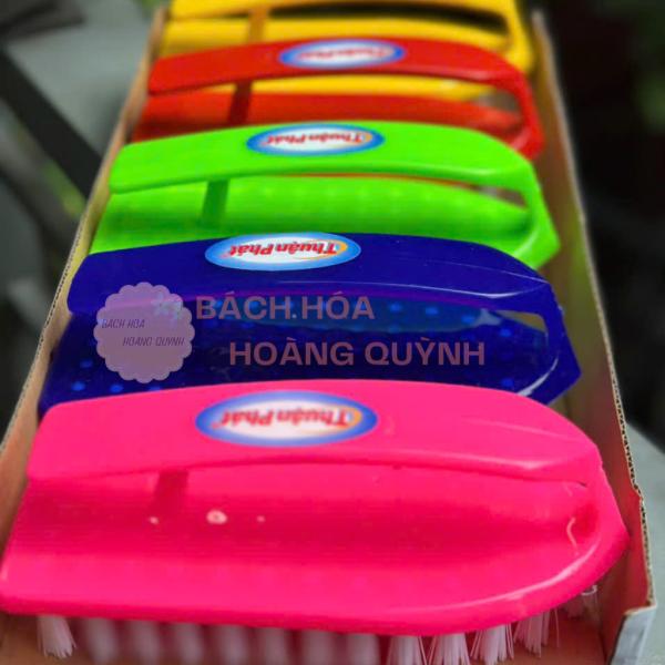 Set 5 cái bàn chải chà sàn có tay cầm, bàn chải giặt quần áo, bàn chải ủi chà sàn siêu sạch Thuận Phát