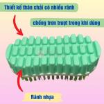 Set 10 cái bàn chải giặt quần áo hình caro, bàn chải chà sàn cước cứng mẫu caro Thuận Phát, đồ dùng gia đình