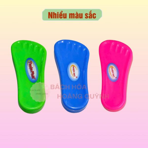 Set 10 cái bàn chải giặt quần áo hình bàn chân, bàn chải chà sàn cước cứng mẫu bàn chân Thuận Phát, Thuận Đạt