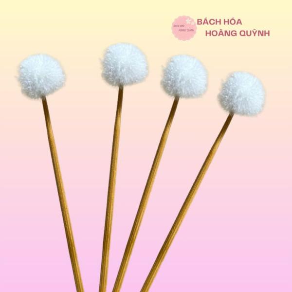 Set 3 cây bông ngoáy tai, bông se tai lông vịt mềm không mùi