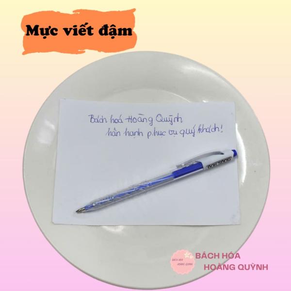 Combo 50 cây bút bi mực xanh, viết bi ánh sáng ngòi 0.7 mm nét đẹp.