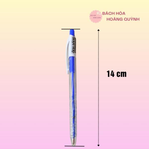 Combo 50 cây bút bi mực xanh, viết bi ánh sáng ngòi 0.7 mm nét đẹp.