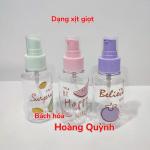 Chai chiết mỹ phẩm (dầu gội, sữa tắm...) mini thuận tiện du lịch họa tiết xinh xắn .