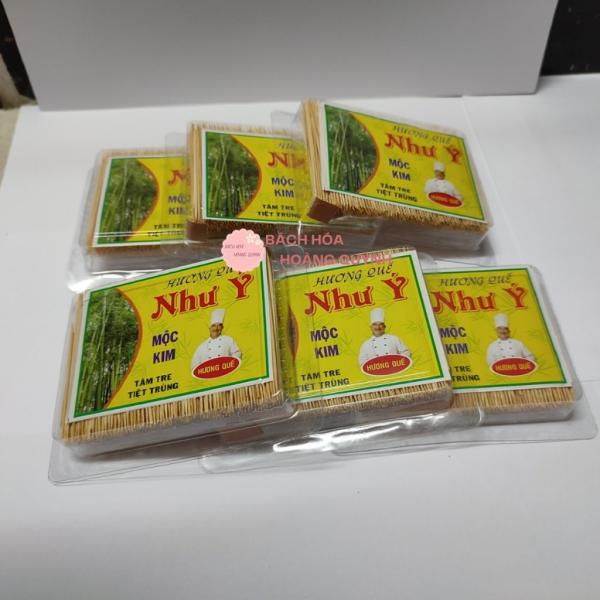 Combo 10 hộp tăm xỉa răng Như Ý không mùi quế, tăm trúc xỉa răng giữ vệ sinh răng, tránh hôi miệng.