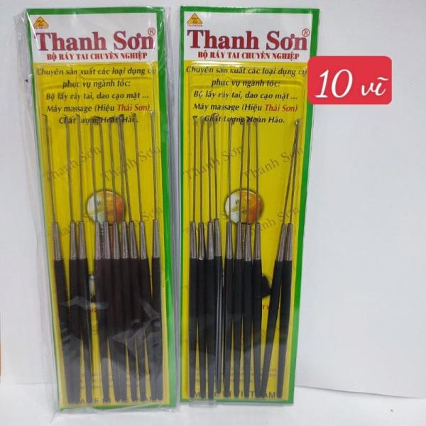 Combo 10 vĩ móc ráy tai Thanh Sơn cán đen