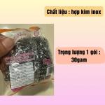 Combo 12 cái cước sắt inox chà nồi dạng khoanh tròn, cước chà nồi, chùi xoong, miếng cước sắt đánh gỉ, đánh sét