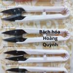 Combo 12 cây kéo bấm chỉ cán nhựa đỏ lưỡi đen DJ107