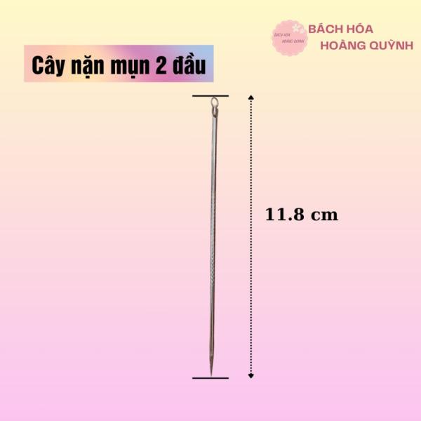 Combo 12 cây nặn mụn inox đầu nhọn