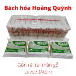 Combo 12 gói bông rái tai tiệt trùng thân gỗ ATEN (LEVEE), gòn ráy tai thân gỗ chắc chắn vệ sinh tai, trang điểm
