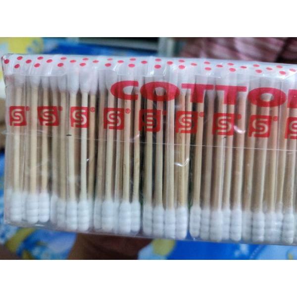 Combo 12 gói bông rái tai tiệt trùng thân gỗ ATEN (LEVEE), gòn ráy tai thân gỗ chắc chắn vệ sinh tai, trang điểm