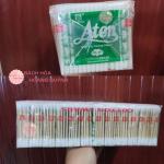 Combo 12 gói bông rái tai tiệt trùng thân gỗ ATEN (LEVEE), gòn ráy tai thân gỗ chắc chắn vệ sinh tai, trang điểm