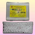 Combo 12 hộp tăm bông ráy tai lớn thân nhựa Hello – hộp vuông