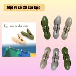 Combo 20 cái kẹp quần áo nhựa siêu chắc chắn, kẹp phơi quần áo cho bé loại 5,5 cm