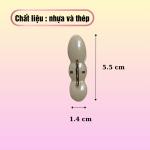 Combo 20 cái kẹp quần áo nhựa siêu chắc chắn, kẹp phơi quần áo cho bé loại 5,5 cm