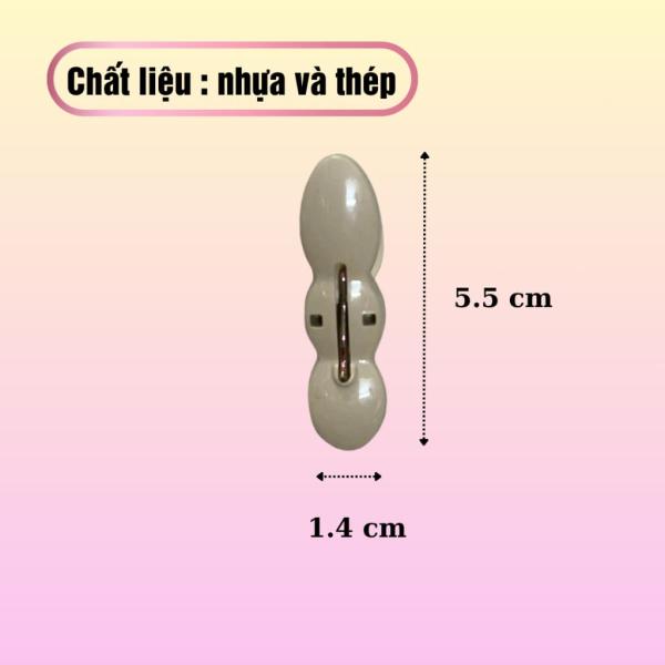 Combo 20 cái kẹp quần áo nhựa siêu chắc chắn, kẹp phơi quần áo cho bé loại 5,5 cm