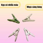 Combo 20 cái kẹp quần áo nhựa siêu chắc chắn, kẹp phơi quần áo cho bé loại 5,5 cm