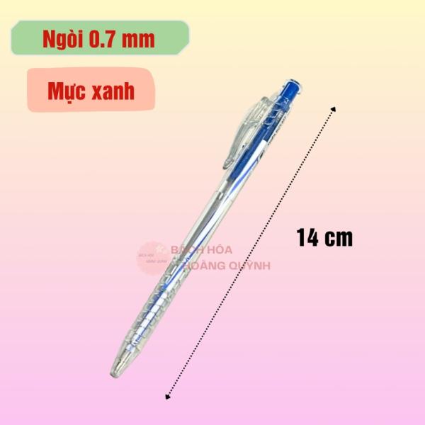 Combo 20 cây bút bi mực xanh 028, viết bi thiên bút ngòi 0.7 mm nét đẹp