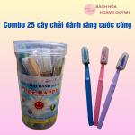 Combo 25 cây bàn chải đánh răng Happy có nắp đậy