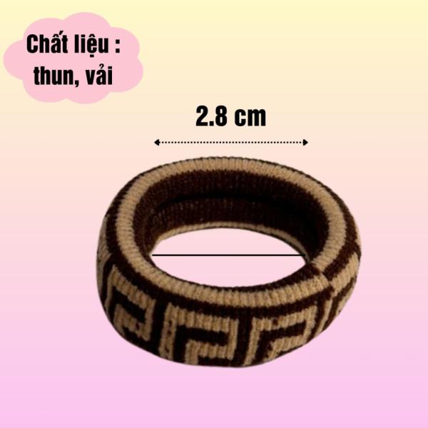 Dây buộc tóc siêu co giãn, dây cột tóc đuôi ngựa phong cách hàn quốc dễ thương.