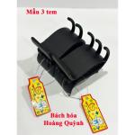 Set 2 cái kẹp tóc càng cua 5 RĂNG màu đen