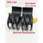 Set 2 cái kẹp tóc càng cua 5 RĂNG màu đen