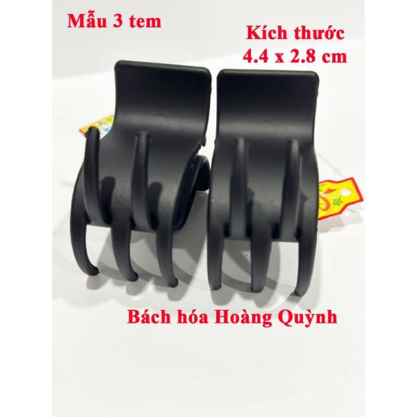 Set 2 cái kẹp tóc càng cua 5 RĂNG màu đen