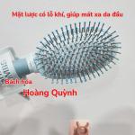Lược gai gỡ rối tóc, tạo kiểu tóc, massage da đầu loại OVAL cán thú xinh xắn