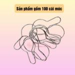 Combo 100 cái móc treo rèm, quần áo, hàng hóa , móc treo vật dụng hình trái bầu bằng thép không gỉ, giá rẻ và cứng cáp,