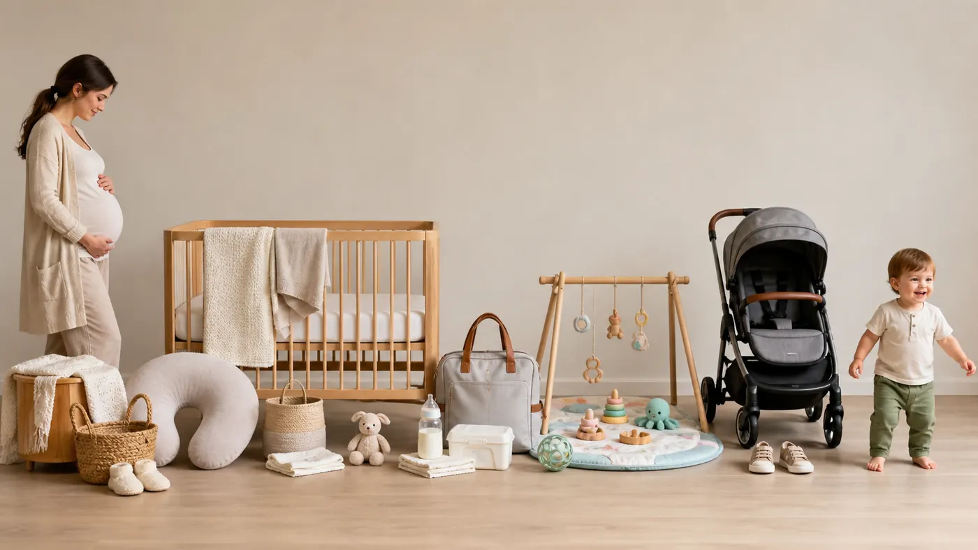 Đồ dùng mẹ và bé theo từng tháng tuổi