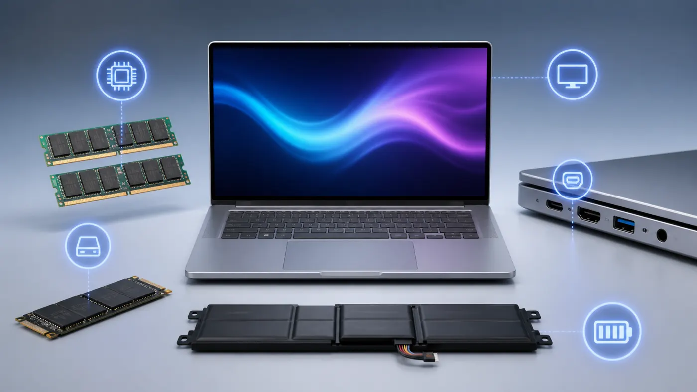 Tiêu chí RAM SSD và màn hình laptop văn phòng
