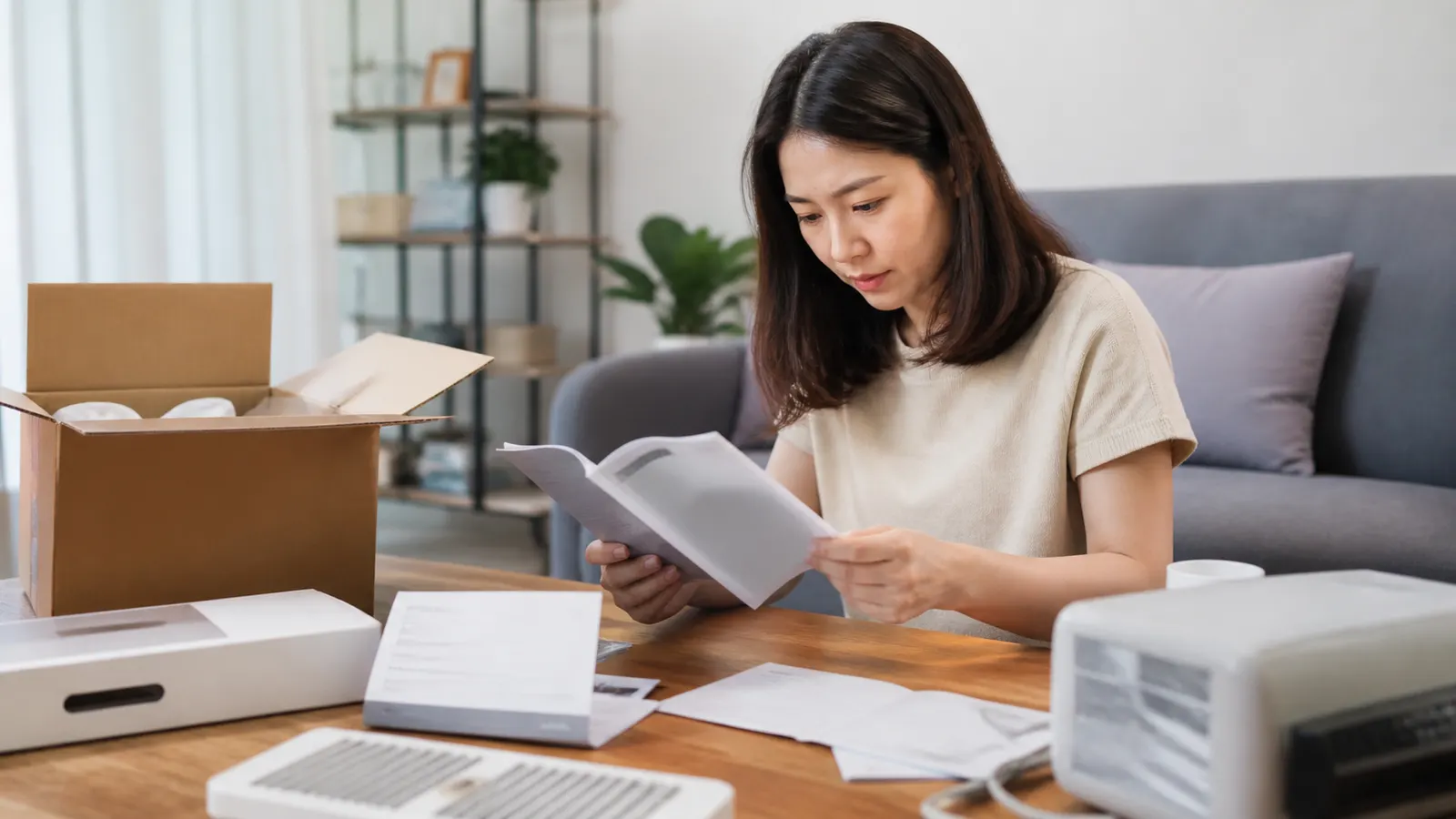 Người mua kiểm tra thông tin và điều kiện sản phẩm