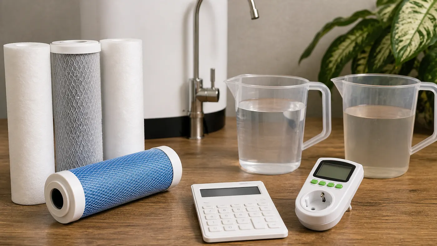 Đo nước thải và tính chi phí thay lõi
