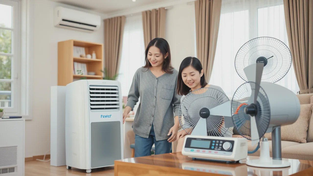Quạt điều hòa hơi nước có tốn điện không? Quảng cáo nói mát như điều hòa mà giá điện rẻ hơn nhiều