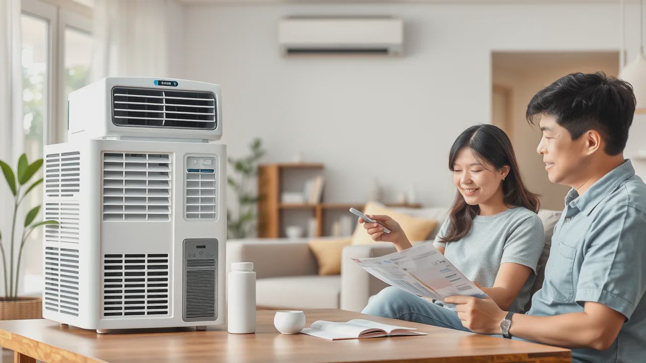 Quạt điều hòa hơi nước có tốn điện không? So với điều hòa thường