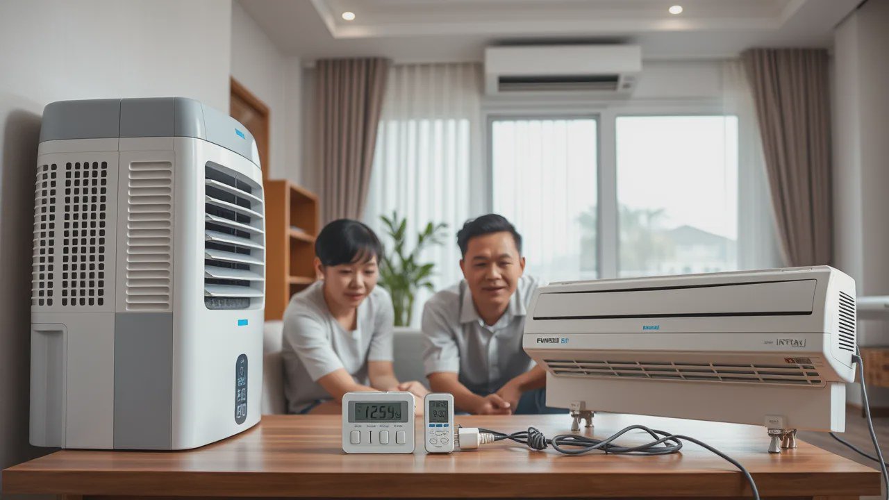 Mức tiêu thụ điện tham khảo của hai loại thiết bị